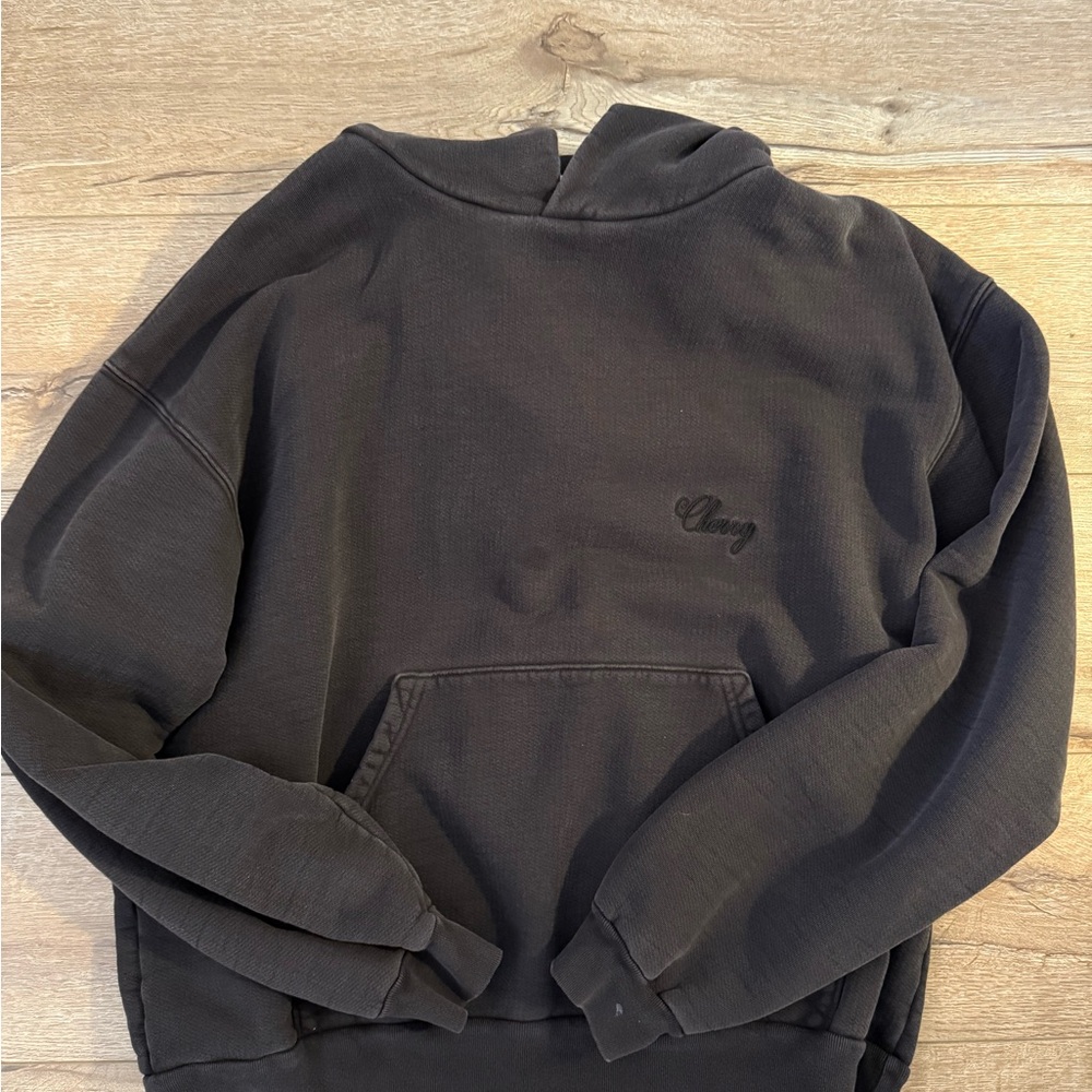 CHERRY Black Hoodie